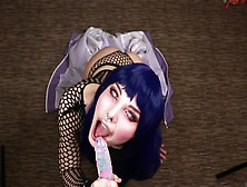 Beautiful Hinata Cosplay Suck A Dildo