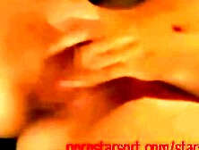 Maria Ozawa perfect Japanese boobs strips and rubs her pussy porn