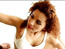 Redhead Getting Facial After Anal