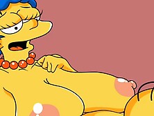 HOMER EATING MARGE'S VAGINA (THE SIMPSONS PORN)