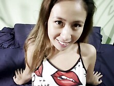 Stepsister exposes her butt for hard anal sex so that I don’t tell my parents that she smokes marijua