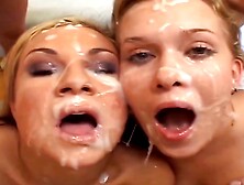 Facials and bukkake