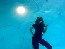 Girl Having Fun Underwater