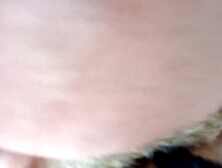 Shaved daddy blows a toy, and then fucks his perky