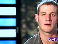 Reality Show invites swingers to get drilled at the red room by amateur couples See the full episode