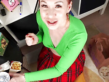 Courier's cum makes the ultimate sauce for chips and nuggets