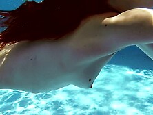 Latina scene with matchless wooer from Underwater Show