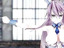 Fate Grand Order Bunny Altria Pendragon Hentai Dance Conqueror Playboy Undress Mmd 3D Purple Hair Color Edit Smixix