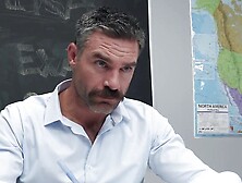 Big Tits at School - Naughty Trade for a Good Grade