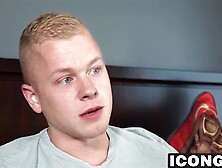 Sexy college graduate pounding his room mates tight ass