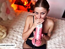 ASMR RELAX * Seductive thin blonde Mic Pumping Your Prick and Make You JIZZ * Lissa Piccola