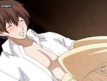 Sweet busty teen in uniform gets fucked