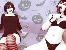 JOI: Mavis Dracula teases you with her sexy body and asks you cum in her pussy on Halloween