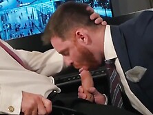 Playingmen. Com - Businessman Receives A Wet Blowjob Before Fucking His Man With Deep