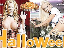 Halloween Special Cosplay Cute Lesbo And Human Doll Double Film - Beautifuls - Kin8Tengoku