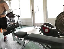 PAINAL Bunny Gets Fucked in All Three Holes During Her Workout