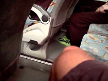 Oral from a stranger on the bus and a massive spunk fountain in a hotel