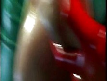 Well Known Japanese Nurse Milks Cock In Red Latex Gloves