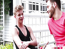 Handsome Gay Dudes Hot Outdoor Sex