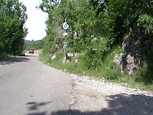 Cd In White Lace On The Road