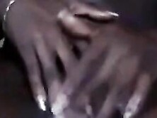 Phat Pussy Black Girl Close-Up Fingering Hard Clit