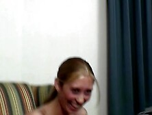 Innocent Blonde Gets Naked In Iowa Hotel Room