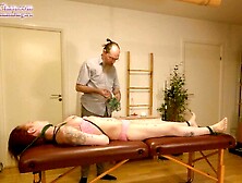 Preview: Wax Play - Girl Spanked,  Tied Down And Brought To - Verified Amateurs