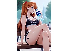 Manga Asuka Desires BBC Merely (AI)