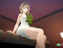 Orc Massage - elfa safada recebendo uma massagem