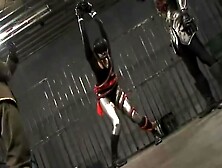 Zentai girls tortured