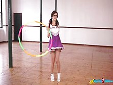 Charlie Rose Naked Hula Hoop