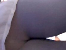 Milf in black cameltoe pants