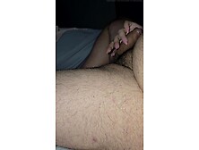 Step Son wang in erection get a tugjob from step mommy hand