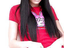 Cute Brunette Babe Stacey Lacey Is Fond of Playing with Sex Toys