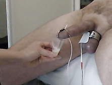 Real Woman Milks My Husband With E-Stim