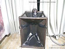 Latex Vacuum Box And Gas Mask,  Breath Control