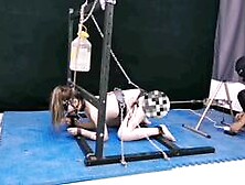 Chinese Girl Multiple Orgasm Torture By Machine 6（Enema）