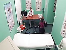 Cleaning Lady In Stockings Bangs Doctor