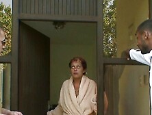 Small tits hot mature gets two big cocks