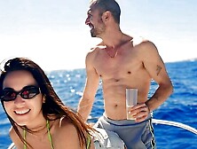 Hot Milf Fucks Hard On Boat - Real Amateur Outdoor Sex