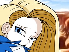 CREAM PIE ANDROID 18 DRAGON BALL Z CARTOON TAPE