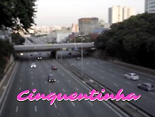 50tinha - Brazilian skank hispanic Babi fucks with huge dick