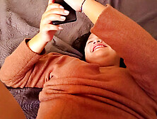 My friend from the countryside talks to her boyfriend while I fuck her,  she's a real slut