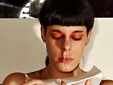 Teen girl's huge snot by sneezing fetish pt1 HD