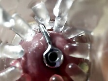 Super camera. Cumming in snatch from a catheter