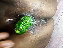 Bhabhi Cucumber Fuck.  She Was Squirting,  All Time