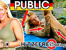 Tattooed and pierced! FitXXXSandy fucked in public! HITZEFREI. dating