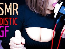 Sadistic Gf Blow Your Ears And Gives A Strong Hand-Job For Be A Bad Husband -Asmr- Role Play