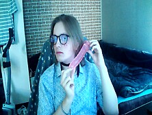 Unpacking My First Dildo On Webcam