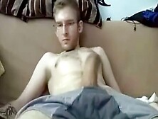 Chubby Hung Guy Blows His Load On Webcam